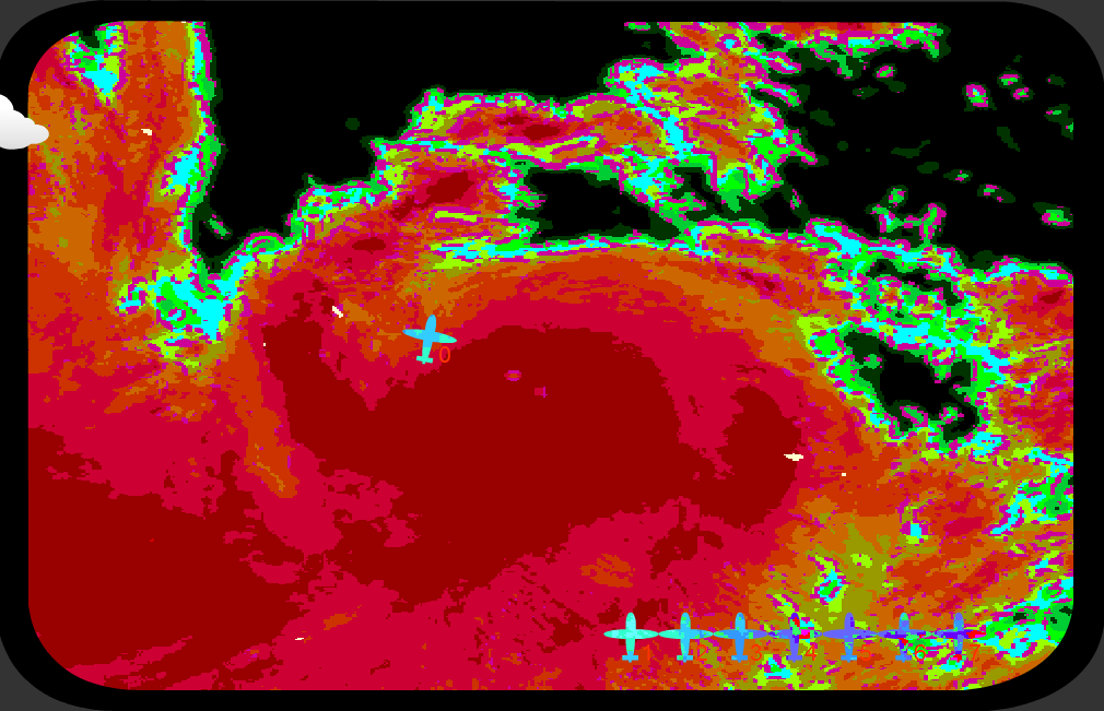 机载气象雷达WXR仿真教学和科研平台